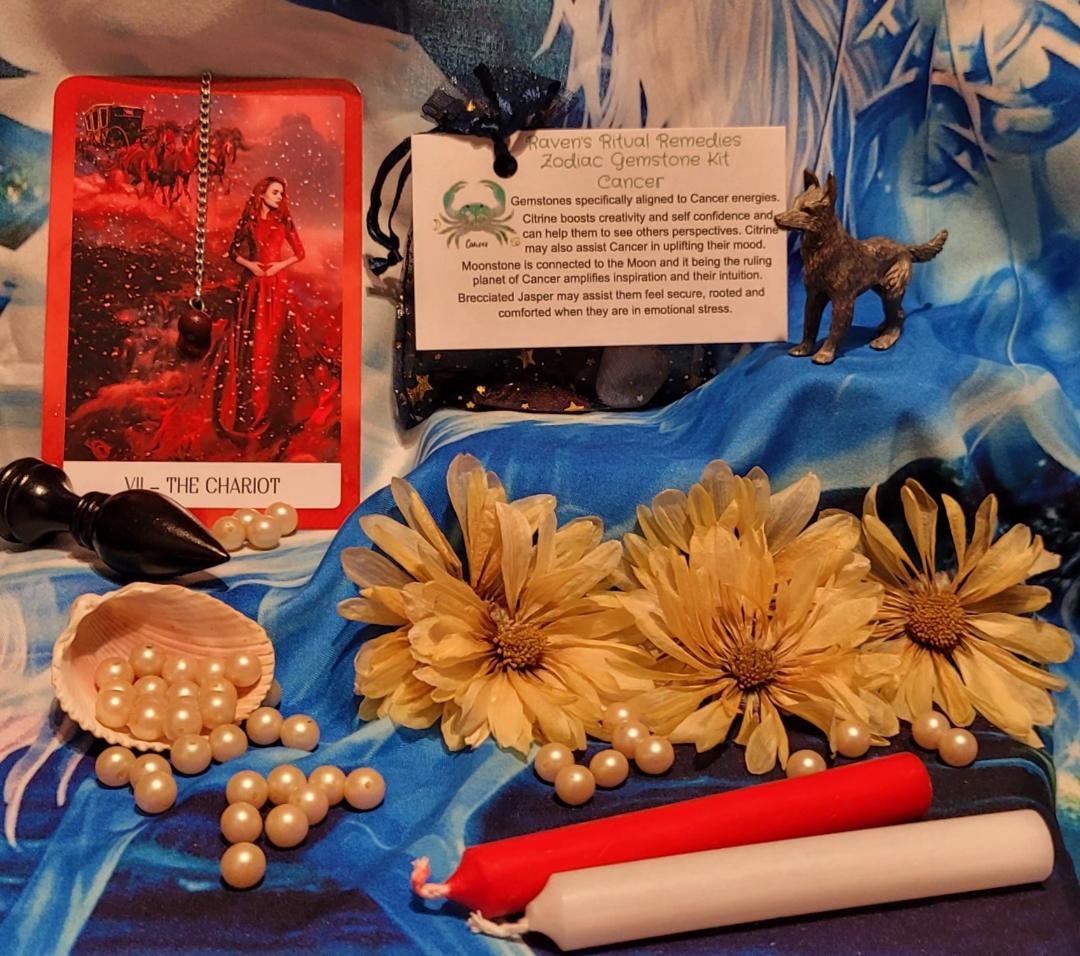 CANCER ZODIAC GEMSTONE KIT