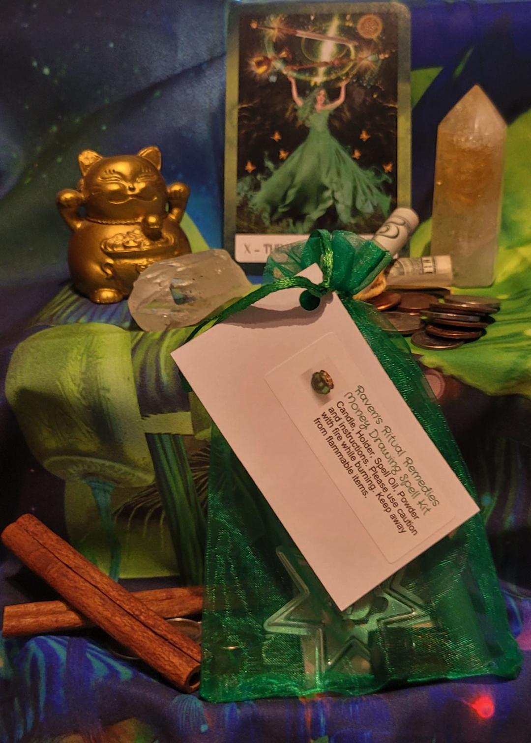 MONEY DRAWING SPELL KIT