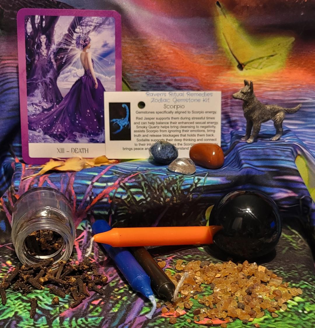 SCORPIO ZODIAC GEMSTONE KIT