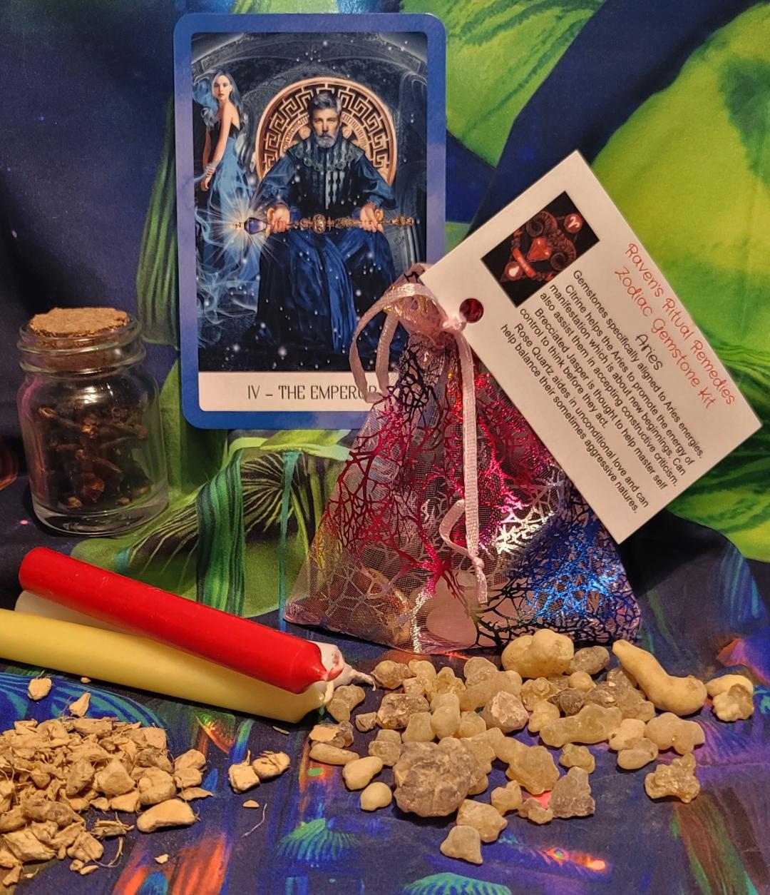 ARIES ZODIAC GEMSTONE KIT