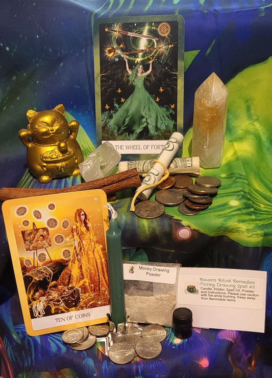 MONEY DRAWING SPELL KIT