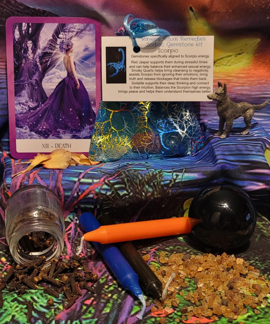 SCORPIO ZODIAC GEMSTONE KIT