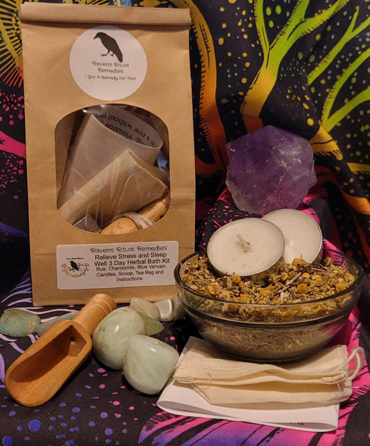 RELIEVE STRESS AND SLEEP WELL BATH KIT