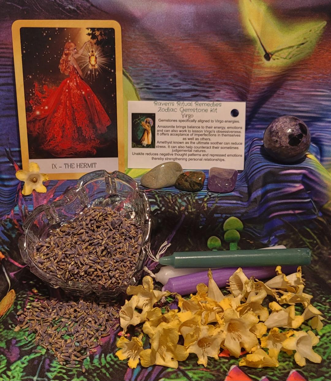 VIRGO ZODIAC GEMSTONE KIT