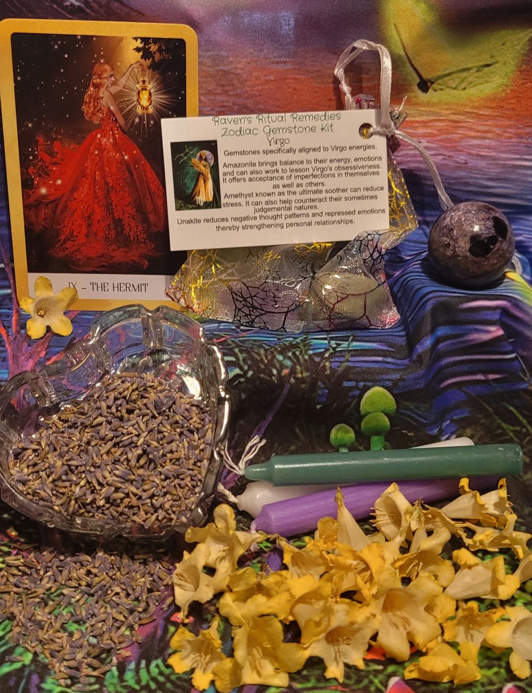 VIRGO ZODIAC GEMSTONE KIT