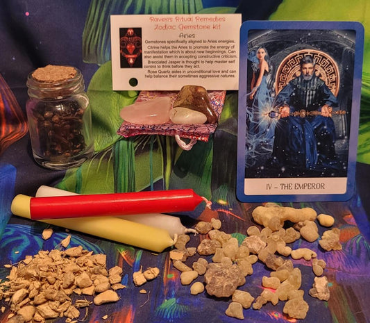 ARIES ZODIAC GEMSTONE KIT